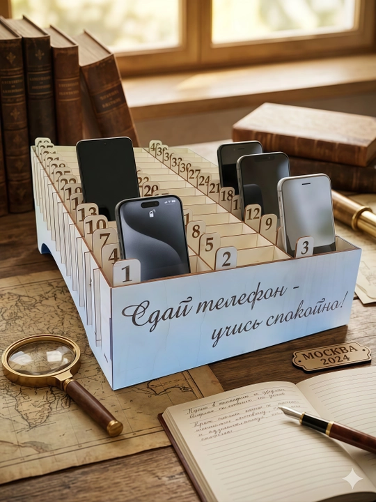 Оргонайзер для телефонов на 42 шт - 