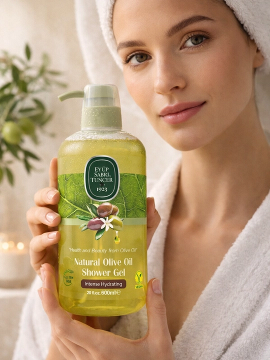 Гель для душа EYUP SABRI TUNCER Natural Olive Oil, 600 мл - 