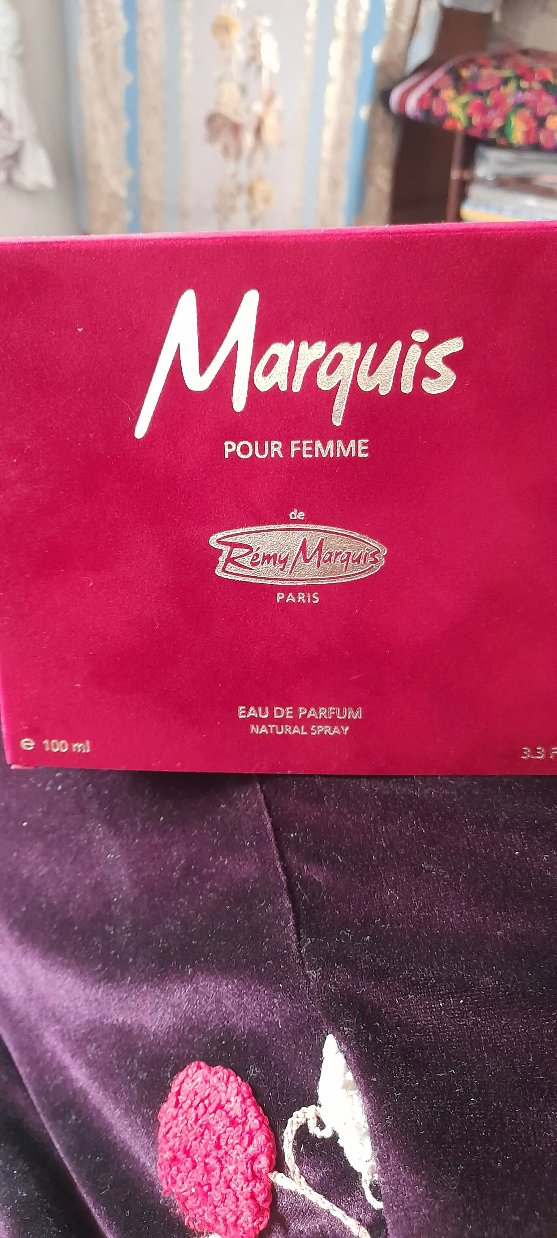 Remy Marquis Marquis EDP, 100 ml, ayollar uchun, sharqona-gul-anbar ifori, Fransiya