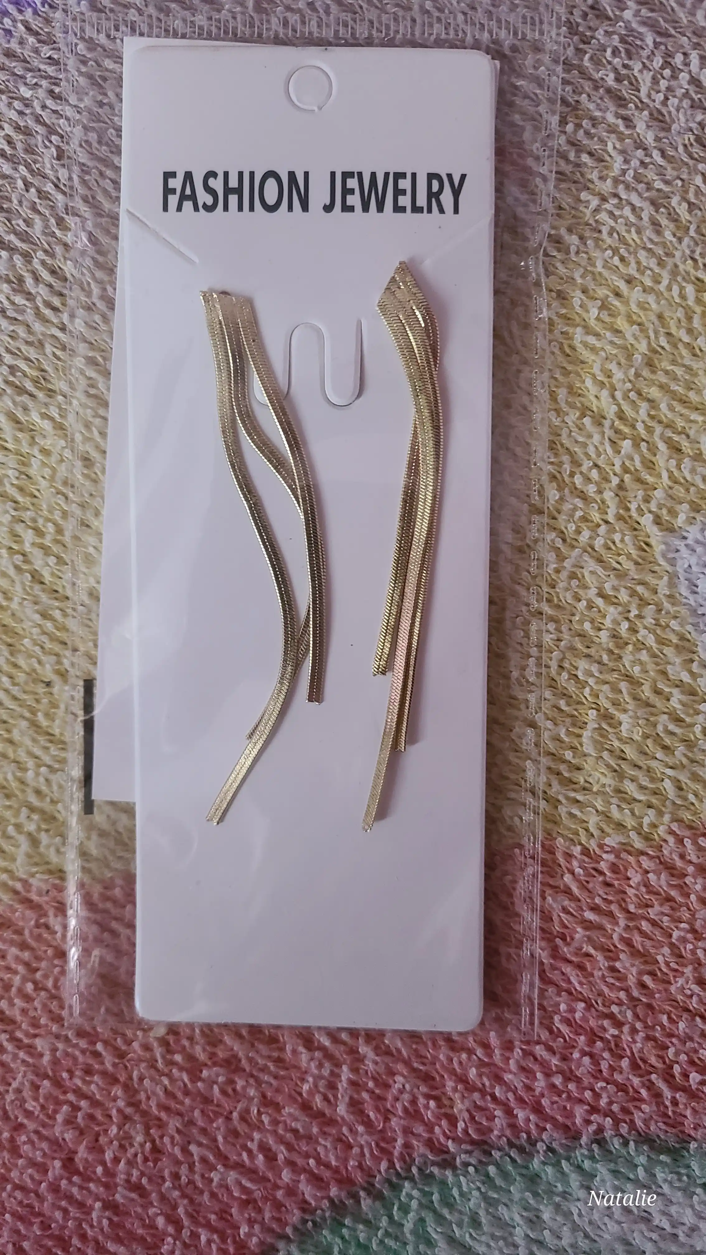 Серьги женские, длинные, цепочки, хрустальные