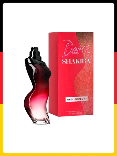 Туалетная вода Shakira Dance Red Midnight 2021, для неё, 50 мл — EVOEVA1-ЦБ0012676