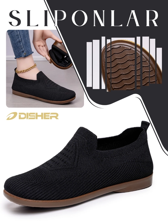 Ayollar sliponlari DISHER KnitEase
