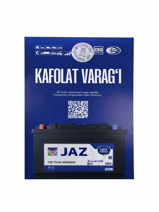 JAZ Avtomobil akkumulyatori