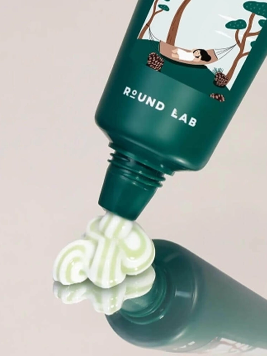 Успокаивающий крем для проблемной кожи Round Lab Pine Calming Cica Cream Plus