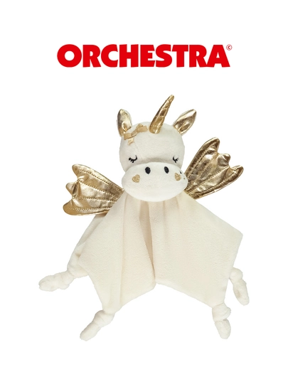 Мягкая игрушка-комфортер Orchestra оленёнок, детская плюшевая игрушка-плед для сна малыша — ORCH-3393457374907-БЕЛЫЙ