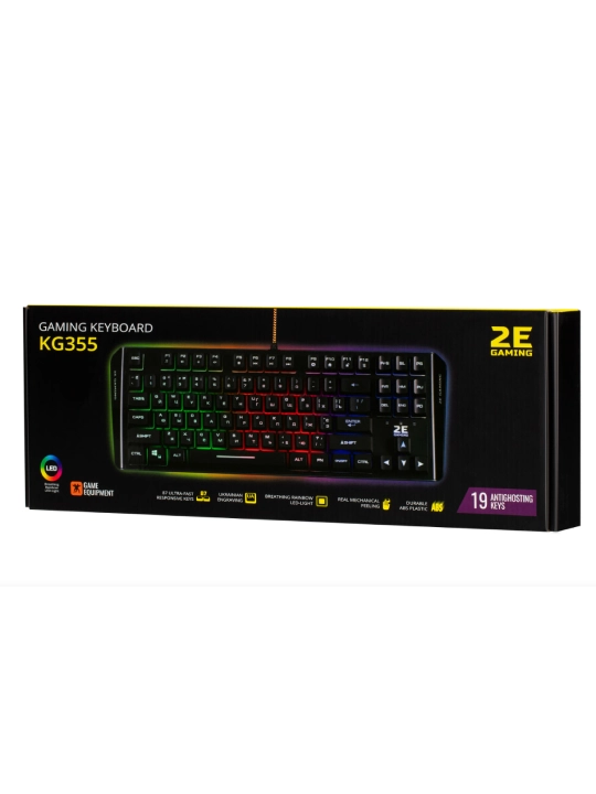 Клавиатура мембранная 2E GAMING KG355 87key - 