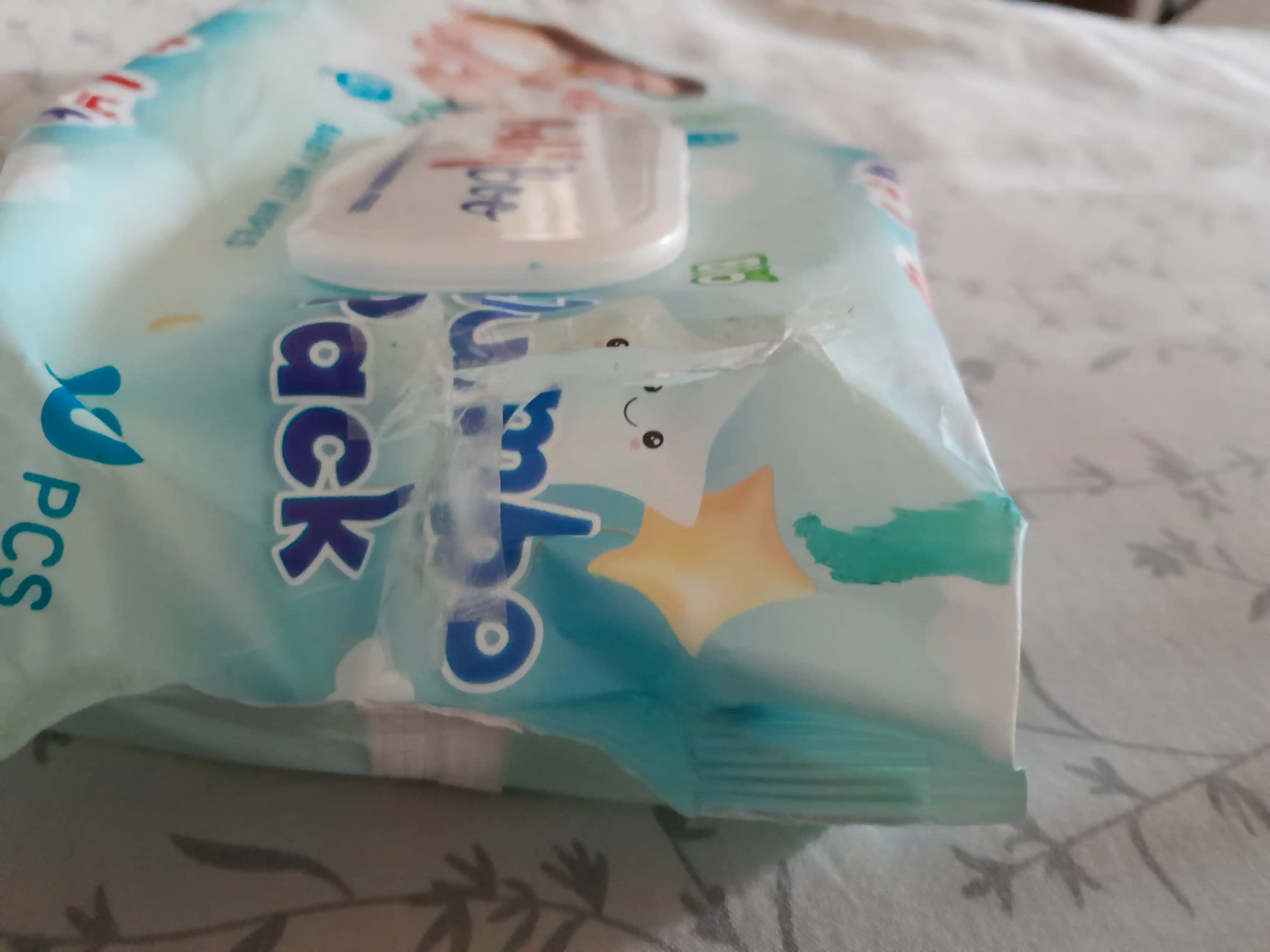 Детские влажные салфетки BabyBoo, Blue, 120 шт
