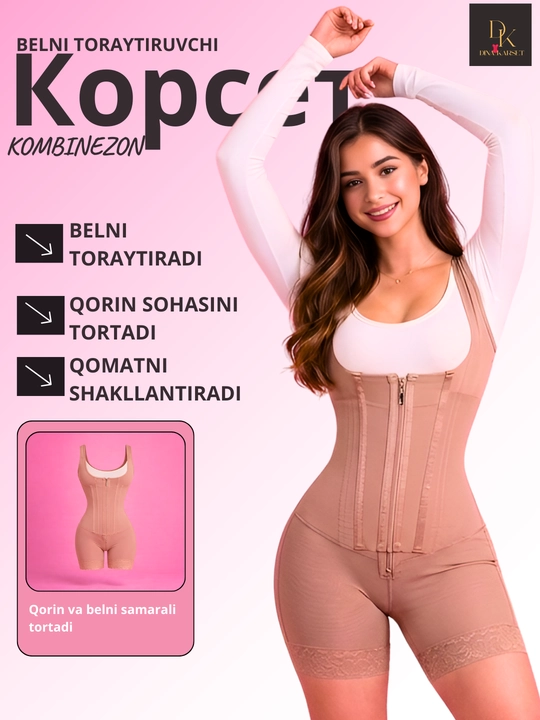 Ayollar karseti, ozdiruvchi body, body karset - 