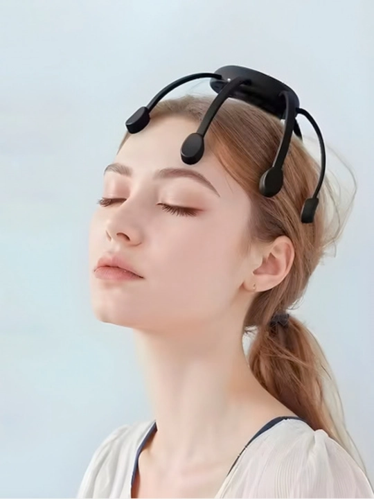 Elektr bosh massajeri, jimirlovchi effektli, vibratsiyali