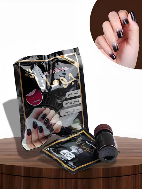 Tirnoq uchun xna 25 g, tabiiy qora rangli henna, tirnoqlarni bo‘yash uchunJumana hinasi - 