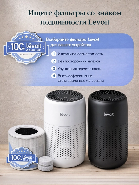 Levoit Core Mini HEPA filtrli havo tozalagich – uy va ofis uchun
