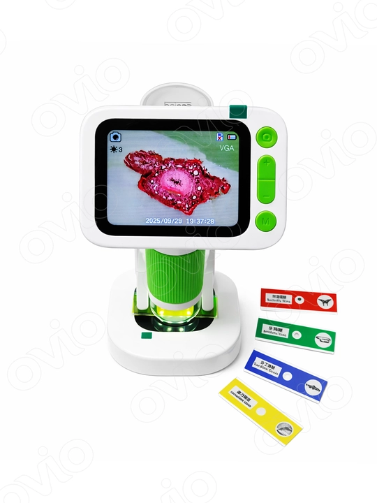 Детский цифровой микроскоп, Beiens M1 2.8″ HD IPS, увеличение до 1000x + 16GB MicroSD