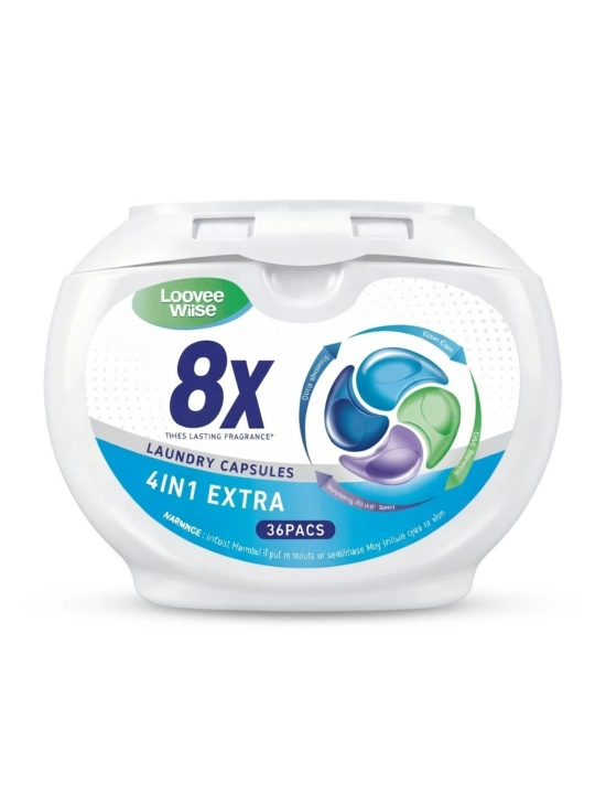 Капсула для стирки 8x Time lasting Fragrance (антибактериальный) 36 шт