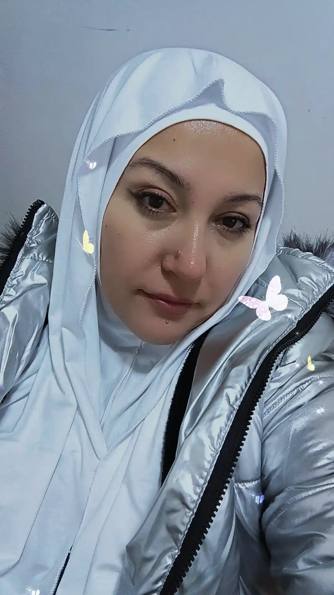 Boni va sharfdan iborat sharf + hijob, Kaliforniya materialidan tayyorlangan