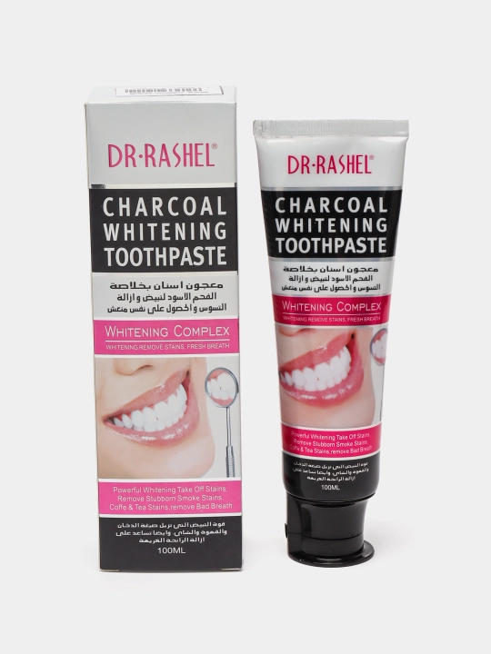 Зубная паста с активированным углем, Dr. Rashel Black Charcoal Toothpaste, 100 мл