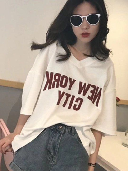 OVERSIZE футболка для женщин и девушек
