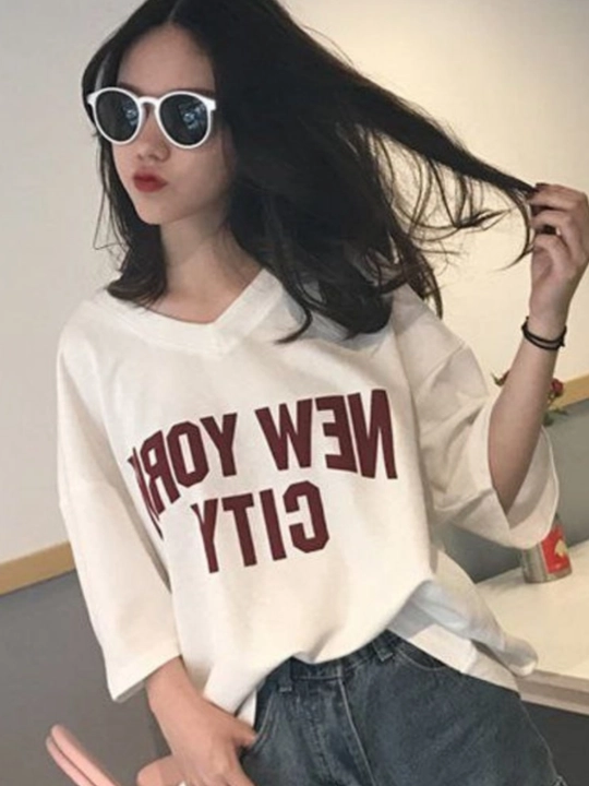 OVERSIZE футболка для женщин и девушек