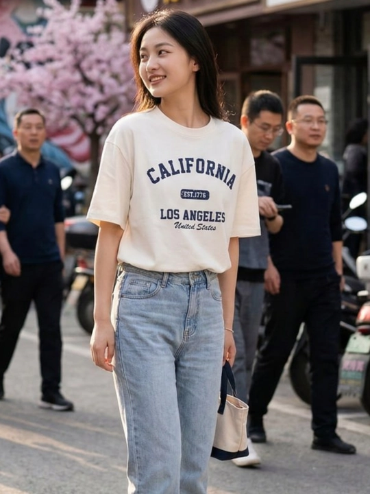 OVERSIZE футболка для женщин и девушек