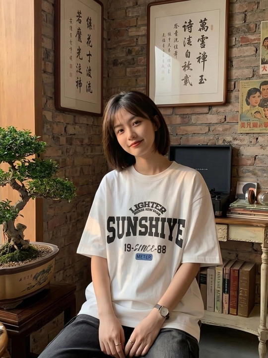 OVERSIZE футболка для женщин и девушек