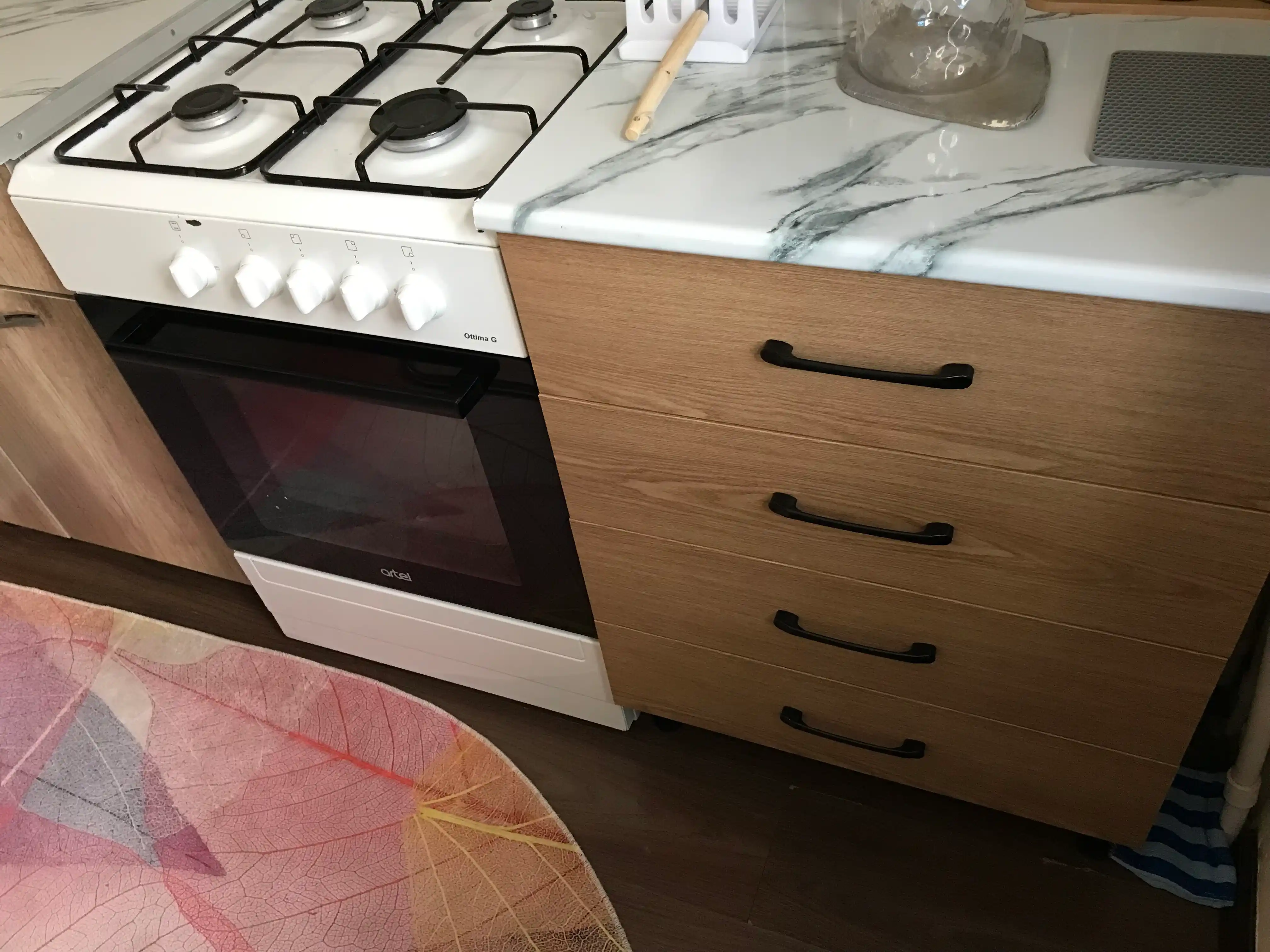 Самоклеящаяся ПВХ-плёнка под дерево для мебели и кухни, водостойкая