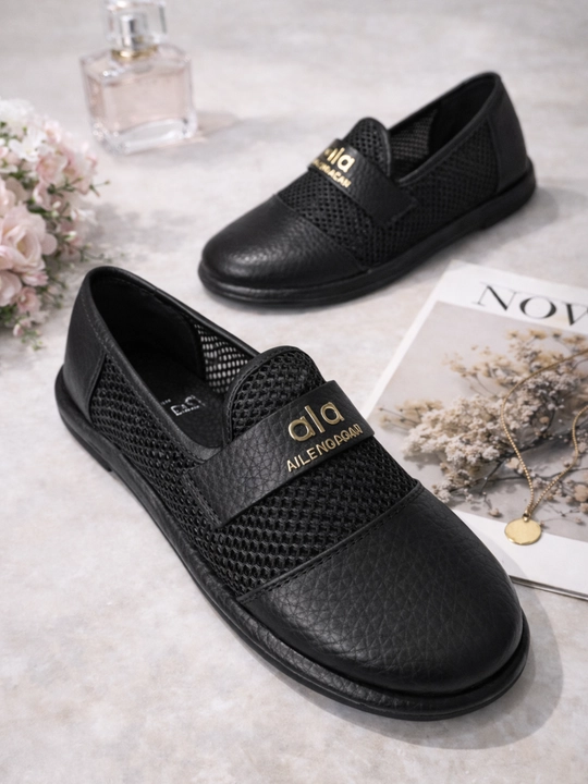 Ayollar yozgi loferlari, mokasina uslubudagi oyoq kiyim, yoz mavsumi uchun slipon, 36-40
