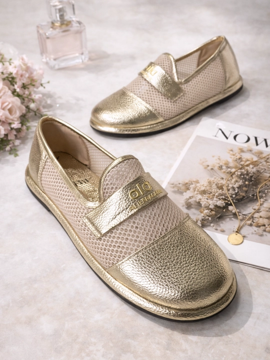 Ayollar yozgi loferlari, mokasina uslubudagi oyoq kiyim, yoz mavsumi uchun slipon, 36-40