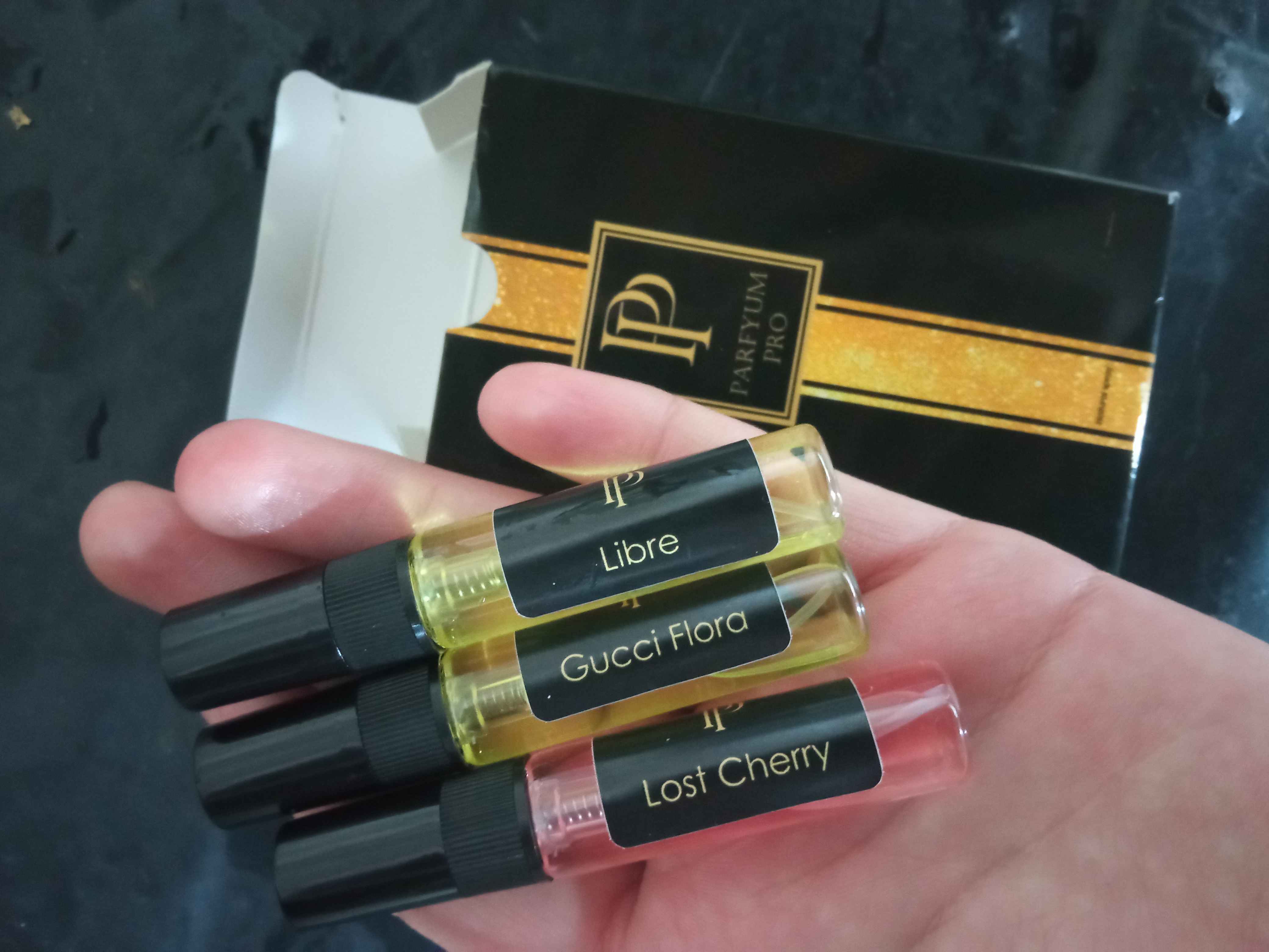 Набор духов для женщин Libre, Tom Ford Lost Cherry, Gucci Flora, 3 в 1