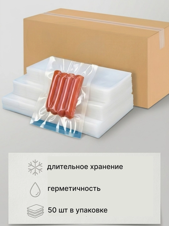 3 o'lchamdagi gofrirovka qilingan vakuumli plomba paketlari