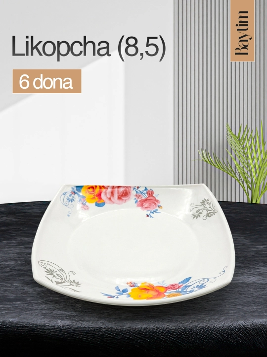 Фарфоровый набор столовой посуды, сервиз на 12 персон, 84 предмета