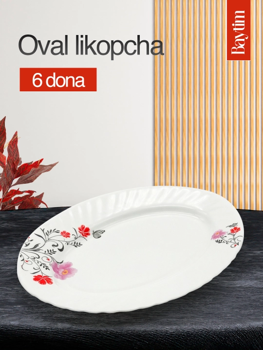 Фарфоровый набор столовой посуды, сервиз на 12 персон, 84 предмета