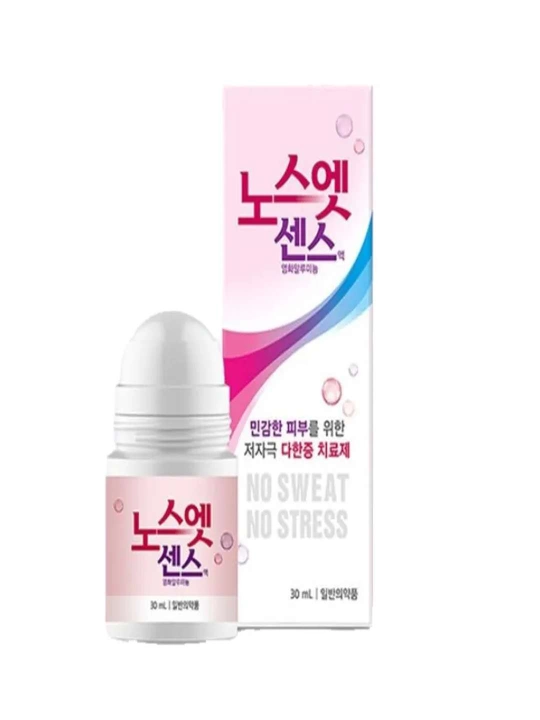 Koreyа dezodoranti No Sweat No Stress, ortiqcha terlashga qarshi, 30 ml - 