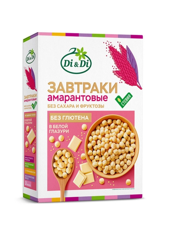 Амарантовые завтраки Di & Di — полезный и лёгкий завтрак без сахара - 