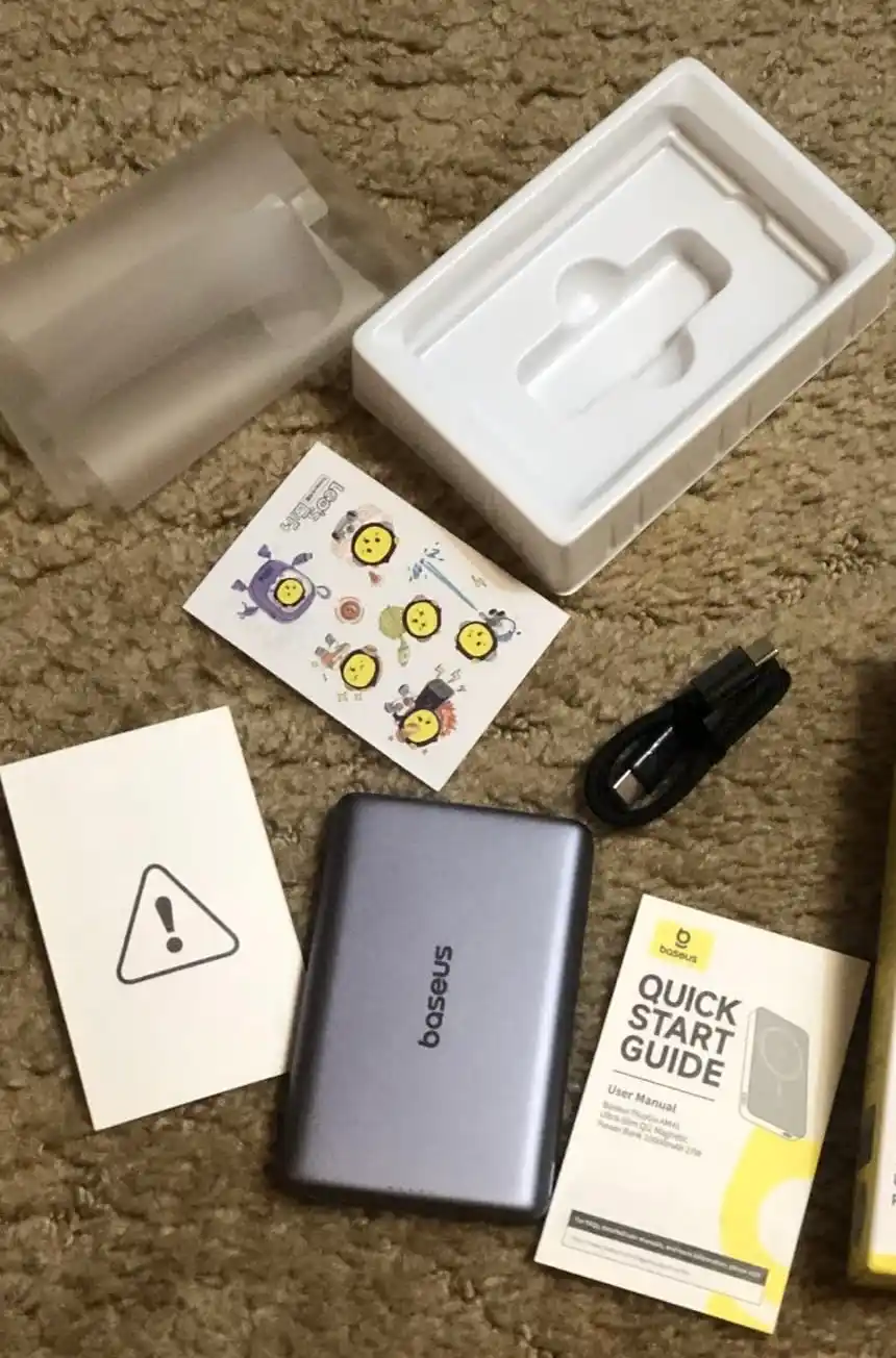 Baseus 10000mah 27w magsafe power bank picogo Am41 simsiz zaryadlash