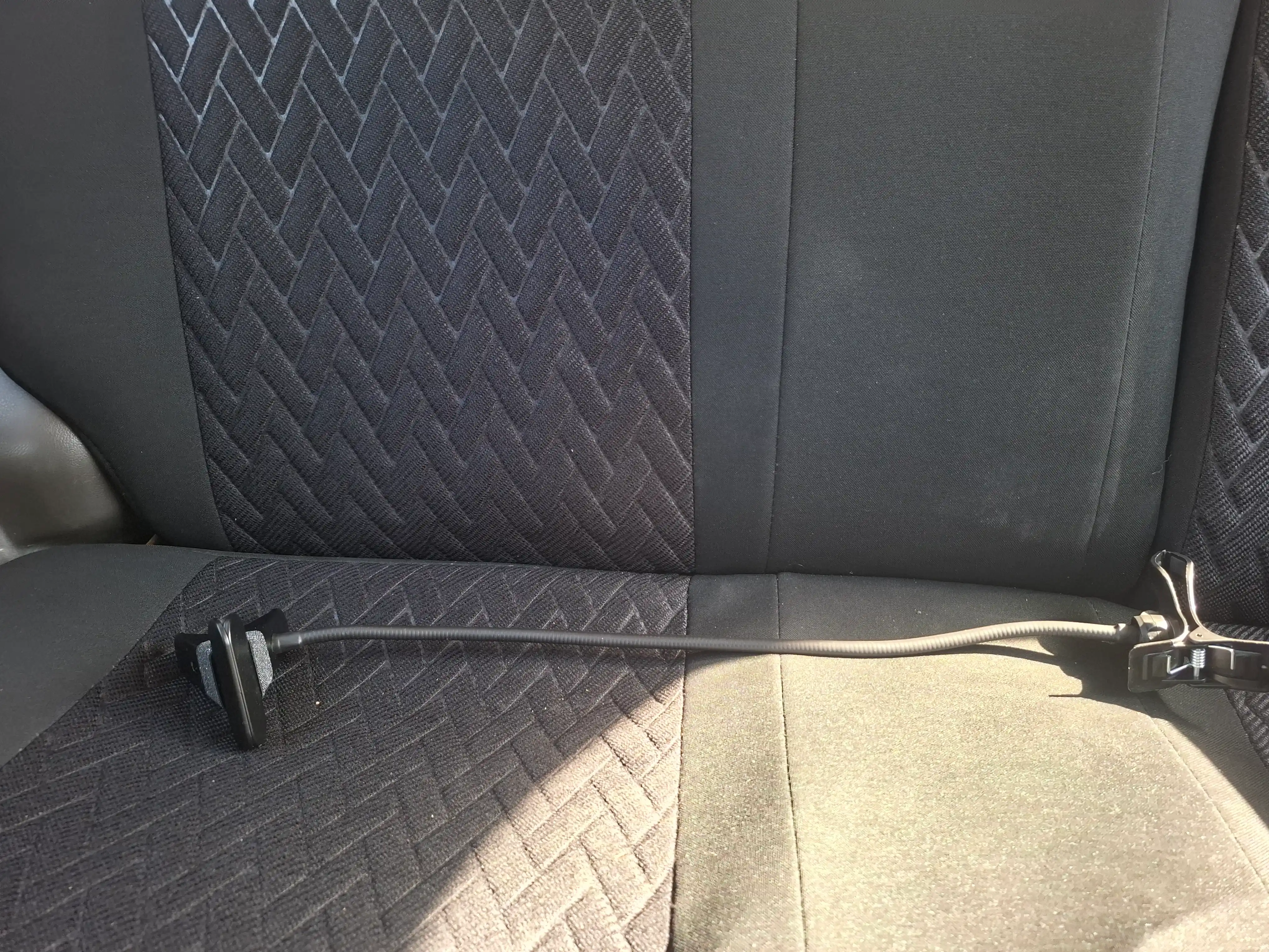 Telefon uchun 360gradus qisqichli ushlagich, 50cm prujinali metal tag qismi bilan