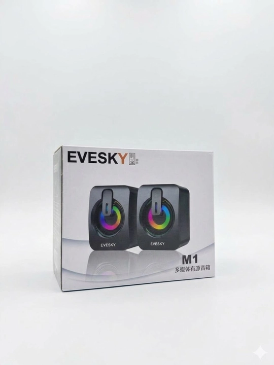 Компьютерные колонки EVESKY M1 RGB, игровая колонка для ноутбука, ПК - 