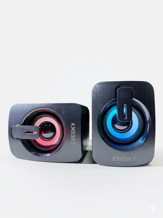 Компьютерные колонки EVESKY M1 RGB, игровая колонка для ноутбука, ПК
