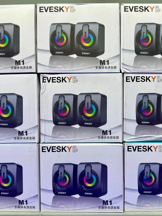 Компьютерные колонки EVESKY M1 RGB, игровая колонка для ноутбука, ПК
