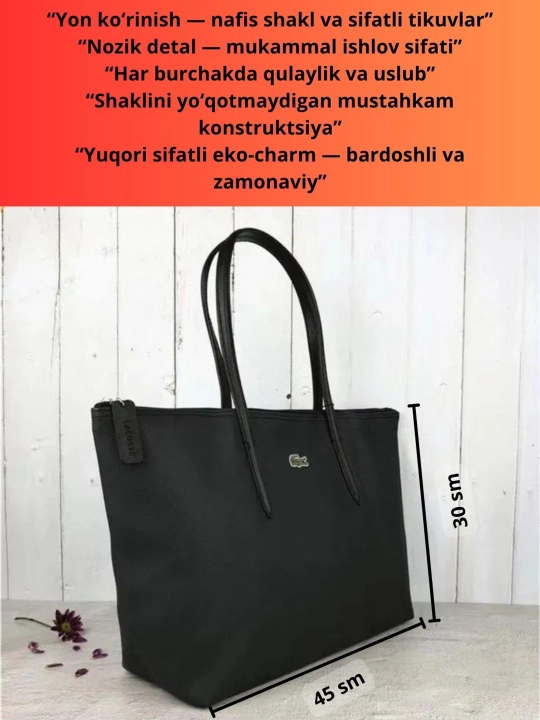 Ayollar uchun katta hajmli sumka
