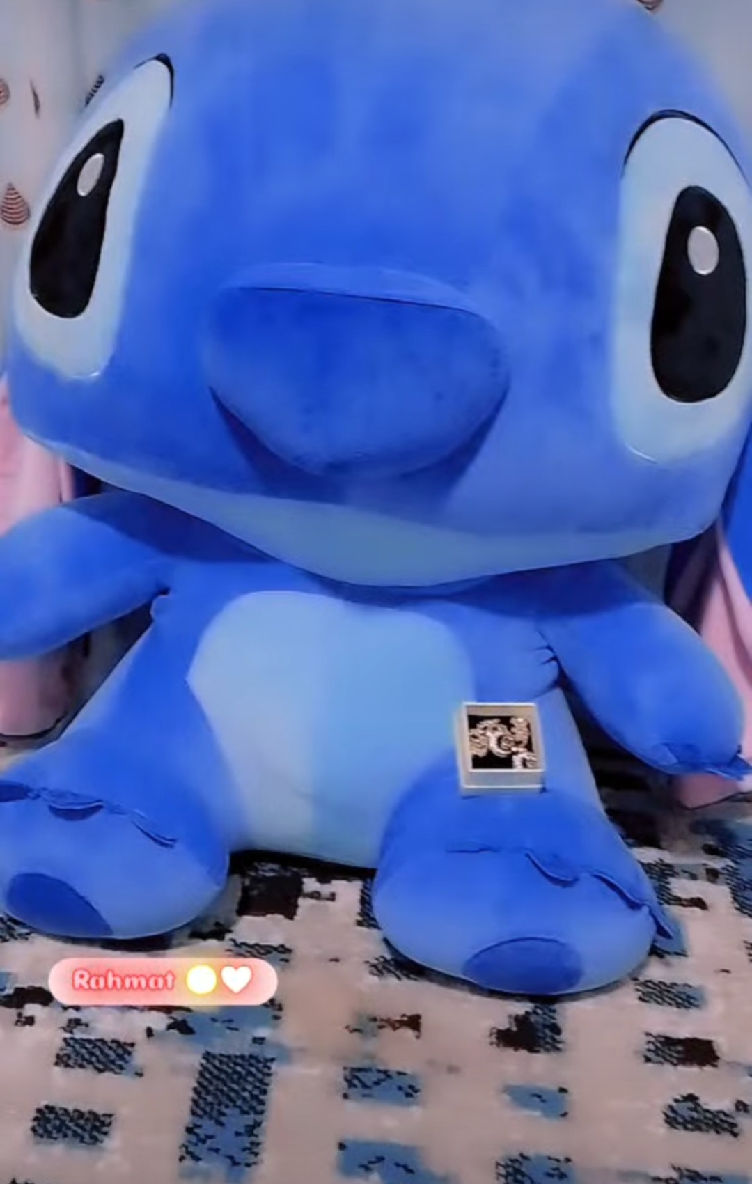 Yumshoq bolalar o‘yinchog‘i, Lilo va Stich, sovg‘a uchun, ko‘k va pushti