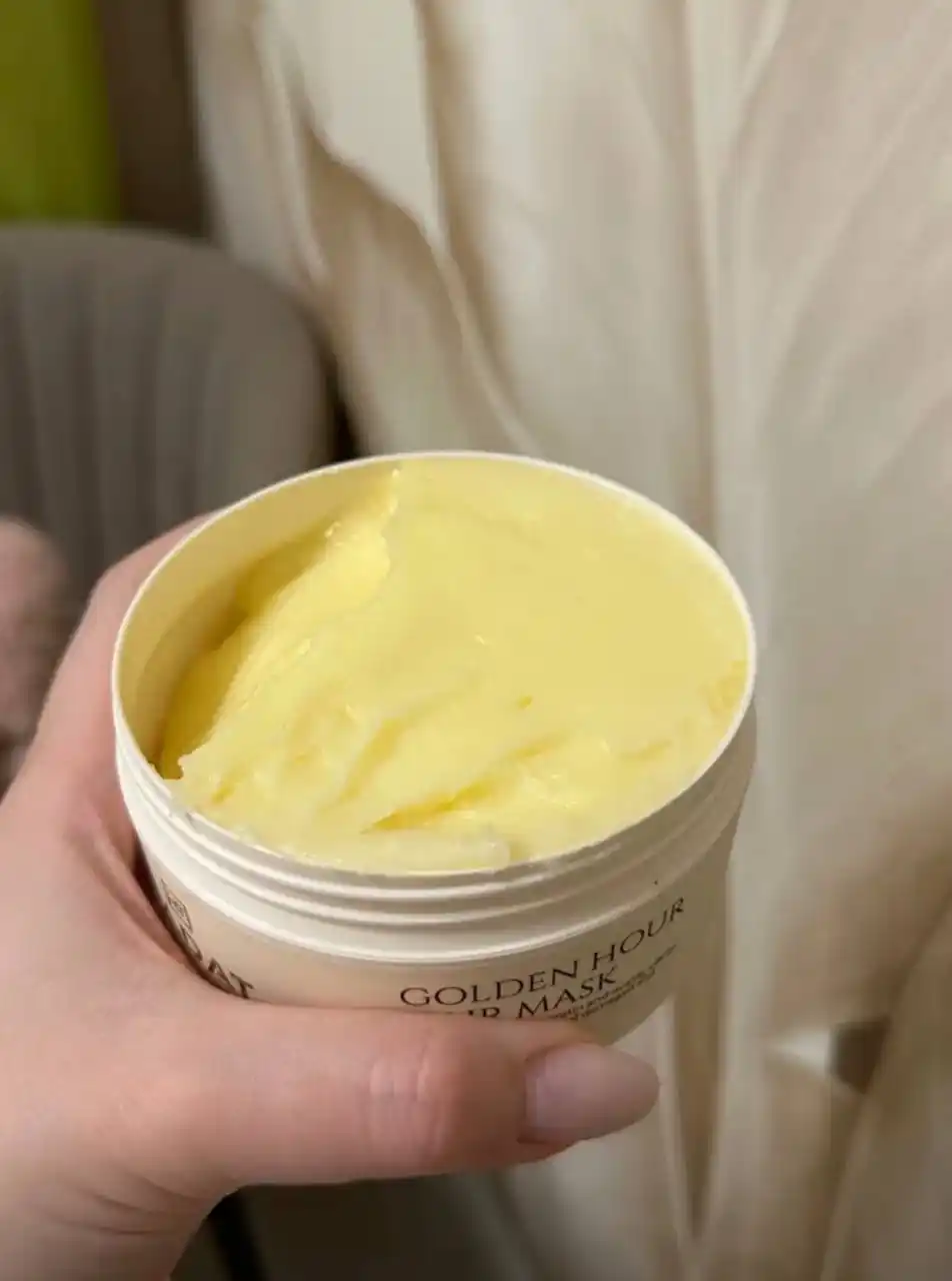HADAT Express maska Golden Hour — tez tiklash quruq va zaif sochlar uchun, 280 ml