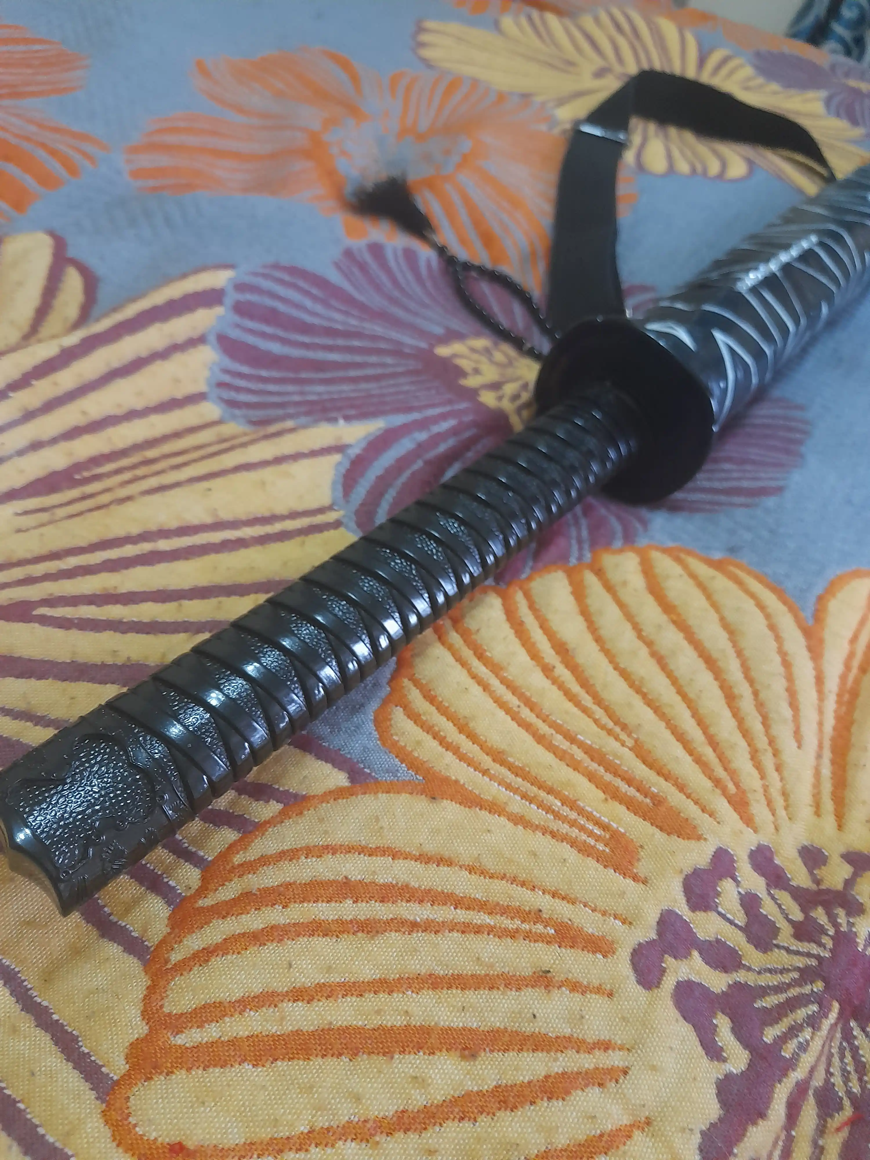 24 qovurg‘ali katana soyabon, mustahkam dastali, samuray qilichi tayoqcha shaklida