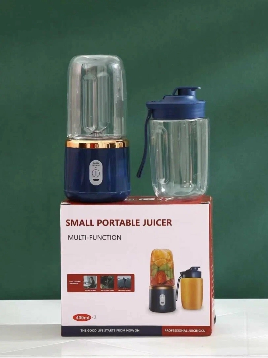 Smuzi va kokteyllar uchun simsiz mini blender, ko'chma, elektr shaker