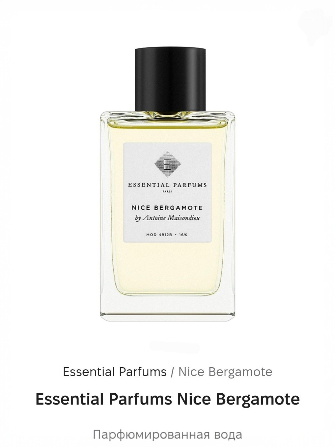 NICE BERGAMOTE by Antonie Maisondien, erkaklar uchun hashamatli va elegant ifor, 100 ml