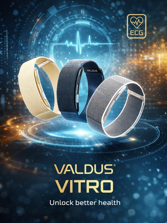 VALDUS VITRO EKG, aqlli fitnes bilaguzuk, fitnes treker, sog‘liqni kuzatish uchun whoop analogi - 