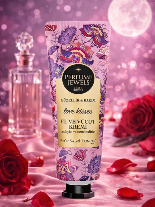 Крем для рук и тела Eyüp Sabri Tuncer Perfume Jewels Love Kisses, 50 мл - 
