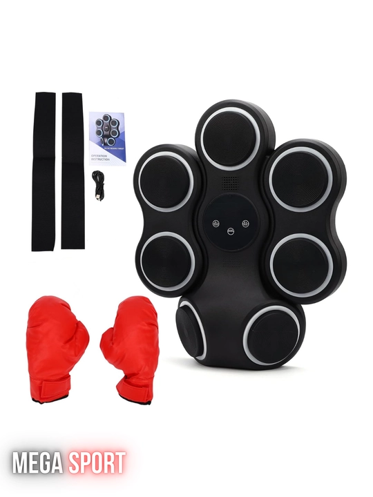 Aqlli boks trenajyori, devorga o‘rnatiladigan LED zarba trenajyori, Bluetooth bilan