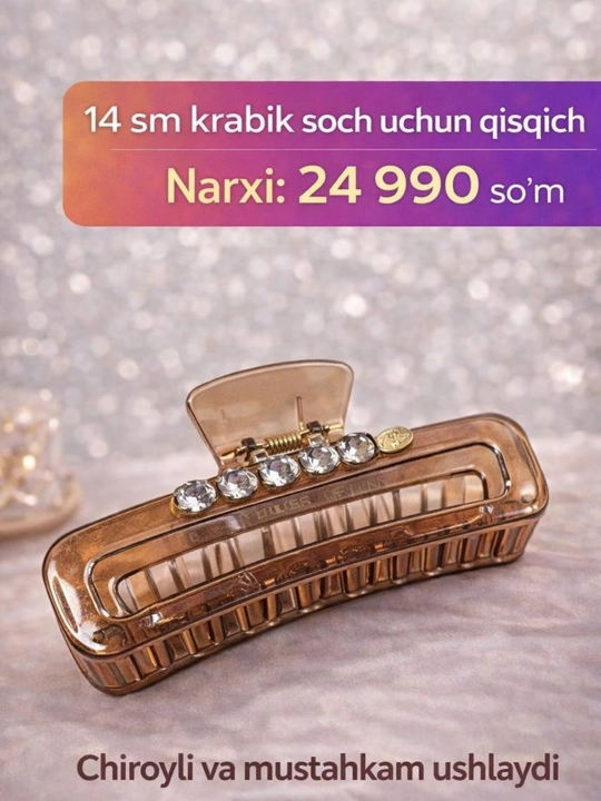 Ayollar va qizlar uchun chiroyli soch to‘g‘nag‘ichlari - soch aksessuarlari