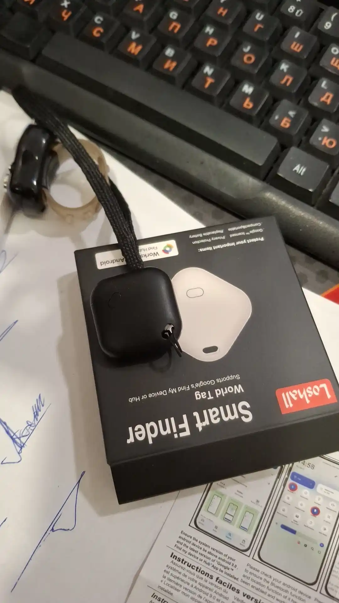 Smart GPS Tag – умный Bluetooth-трекер, для поиска вещей Android Find Hub