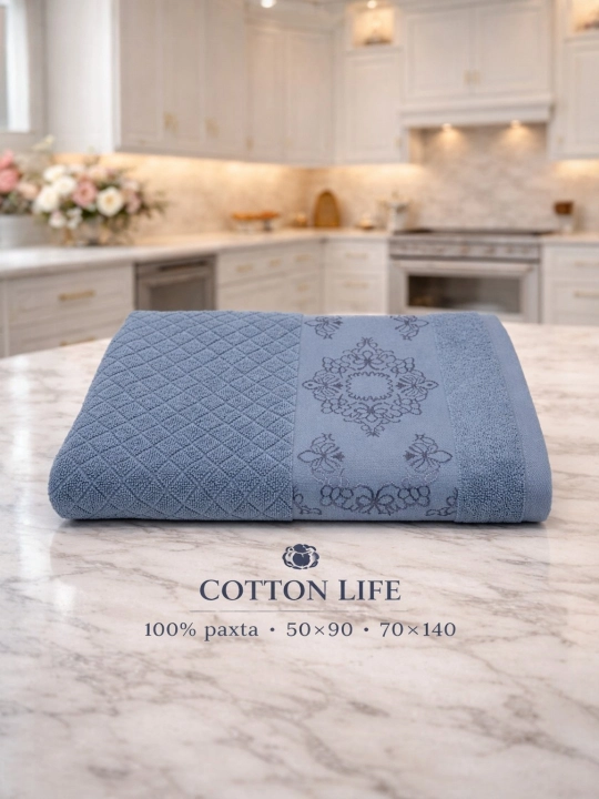 COTTON LIFE полотенце для лица и ванной, 100% хлопок, выбор семьи