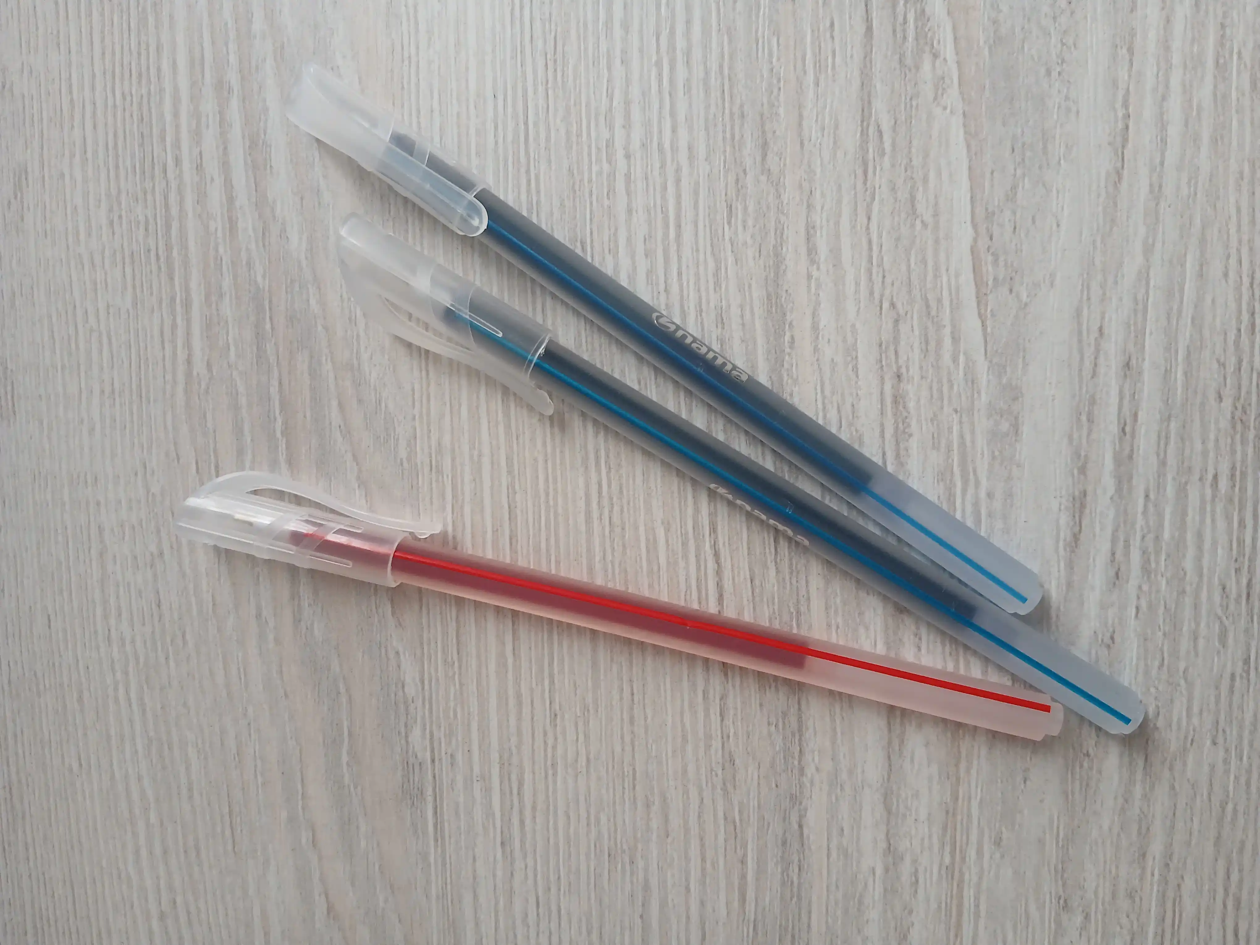 Ручка Nama Triangle-0,7 мм-3 (2-blue,1-red) 3 шт в пачке Tri-4mx-7 0274